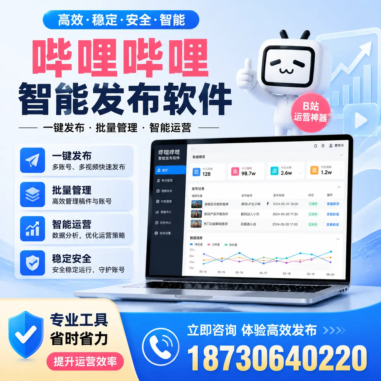 解密哔哩哔哩智能发布软件：功能与优势分析在 长春